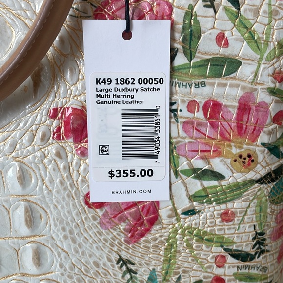 Large Duxbury Satchel - Multi Herring NWT - Picture 5 of 5